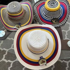 Colombian Striped Multicolor Sun Hat for Men